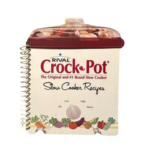 Rival Crock-Pot Slow Cooker Recipes Cookbook Spiral Bound